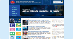 Desktop Screenshot of hcmussh.edu.vn